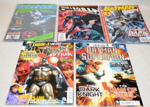 DC Comics Batman Forever unopened sticker album c/w stickers. Lot also includes further issue 1