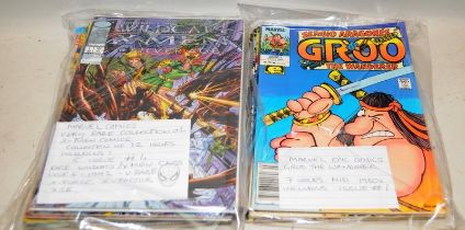 Marvel Comics collection of X-Men comics including #1 issues. 12 items in lot. Lot also includes