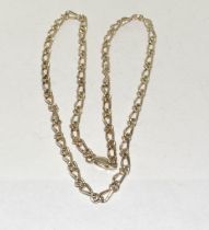 925 silver Figaro necklace