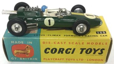 Corgi Model Club 155 - Lotus Climax Formula 1 Racing Car Boxed Diecast Vehicle in super condition.