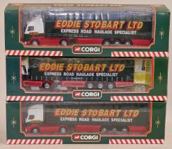 Corgi Eddie Stobart boxed die cast group to include 59538, 59506 and 59504 (3).