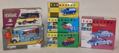 Group of boxed die cast to include Vanguards and Corgi (6).