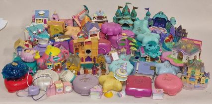 Large quanity of vintage Polly Pocket play sets.
