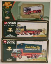 Corgi Classics Eddie Stobart boxed die cast group to include 21601, 24402 and 18801 (3).