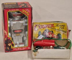 Two vintage boxed toys: Tommy The Atomic Robot together with Empire Made Cooper Racing Car (2).