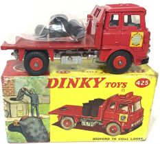 Dinky Bedford TK Coal Lorry Original 425 Model With Coal sacks & Scale found in original box.