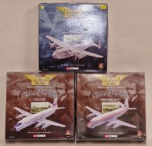 Corgi Classics "The Aviation Archive" collection of boxed die cast airplane models (3).