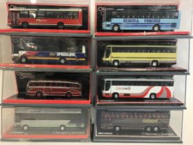 Corgi Original Omnibus Company Coaches x 8. To include - Plymouth City Coach - Delta Westlink -