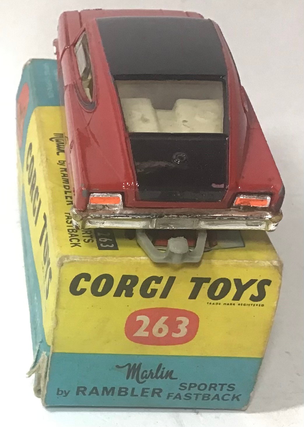 Corgi Classic Boxed Rambler sports fastback Car No 263. Car in great condition with age related - Image 4 of 7