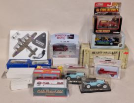 Group of mixed boxed die cast vehicles from various makes to include Eddie Stobart, Corgi and Oxford