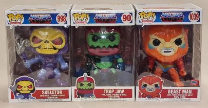 Group of POP "Masters Of The Universe" boxed figures to include: 998 Skeletor, 90 Trap Jaw and