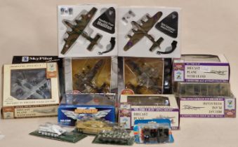 Large collection of boxed die cast airplanes/vehicles. Various makes to include Tonka. Various