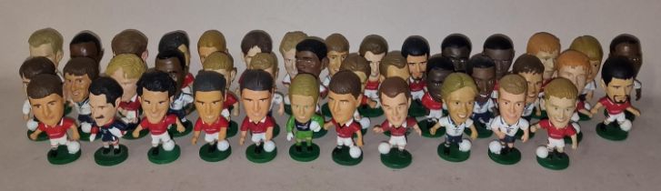 Large collection of vintage 1990's Corinthian football player figurines.(40).