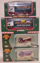 Corgi Eddie Stobart boxed die cast group to include 59508, 59601, 26404 and 23602 (4).