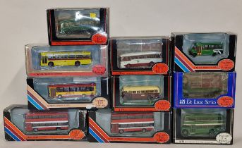 Group of boxed EFE die cast vehicles. Boxes are showing age related wear (10).