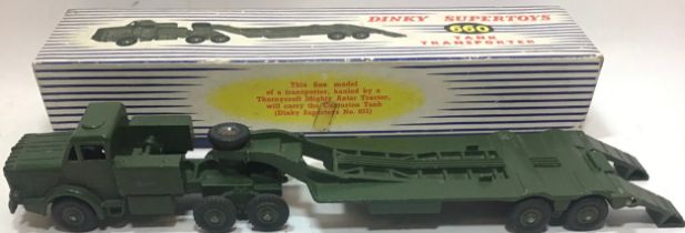 Dinky Supertoys No.660 Thornycroft Mighty Antar Transporter in Original Box. See pictures for