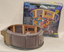 Bandai Playmates vintage 1990's Star Trek The Next Generation Bridge Playset with original (tatty)