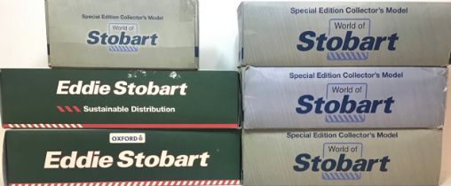 World Of Eddie Stobart die cast models x 6. These are found here boxed with some boxes having age