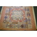 A Victorian/early C20th hand stitched patchwork quilt, 250 x 218cm