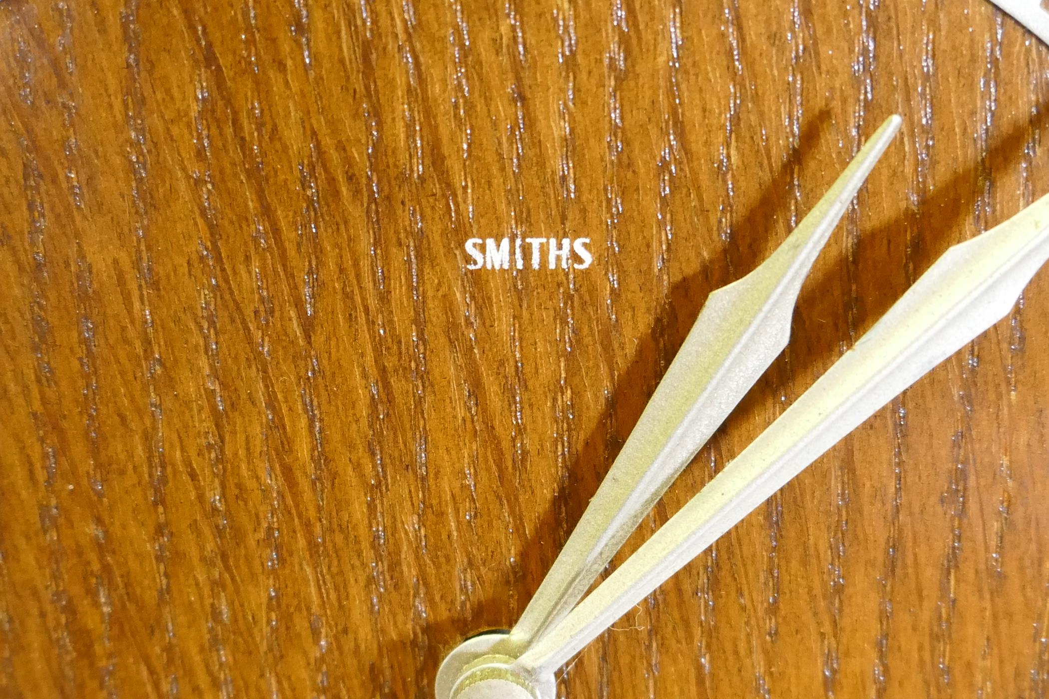 A 1960s Smiths grandmother clock, the eight day movement striking the Westminster chimes, with - Image 3 of 7