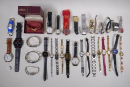 A quantity of assorted costume watches