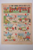 Four early C20th vintage British comic strips Lot-O-Fun, 1914, Picture Fun, 1914, Comic Life, 1915