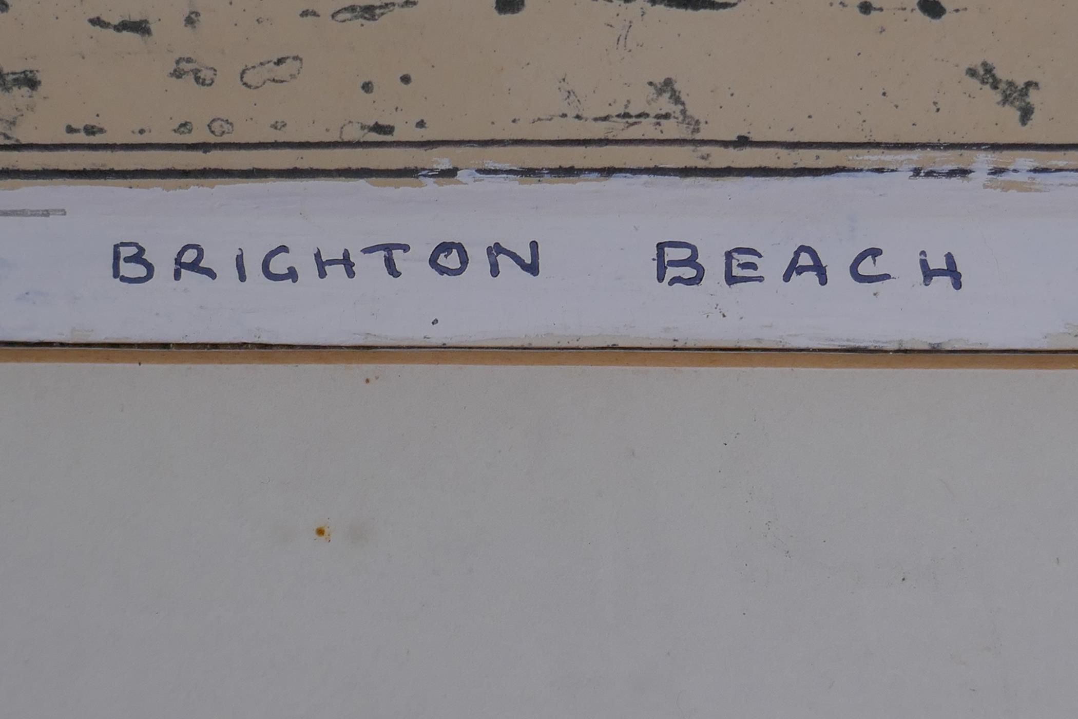 J. D. Ferguson, (19)68, Brighton Beach, hand finished lithograph, numbered 2/4, 28 x 17cm - Image 4 of 6