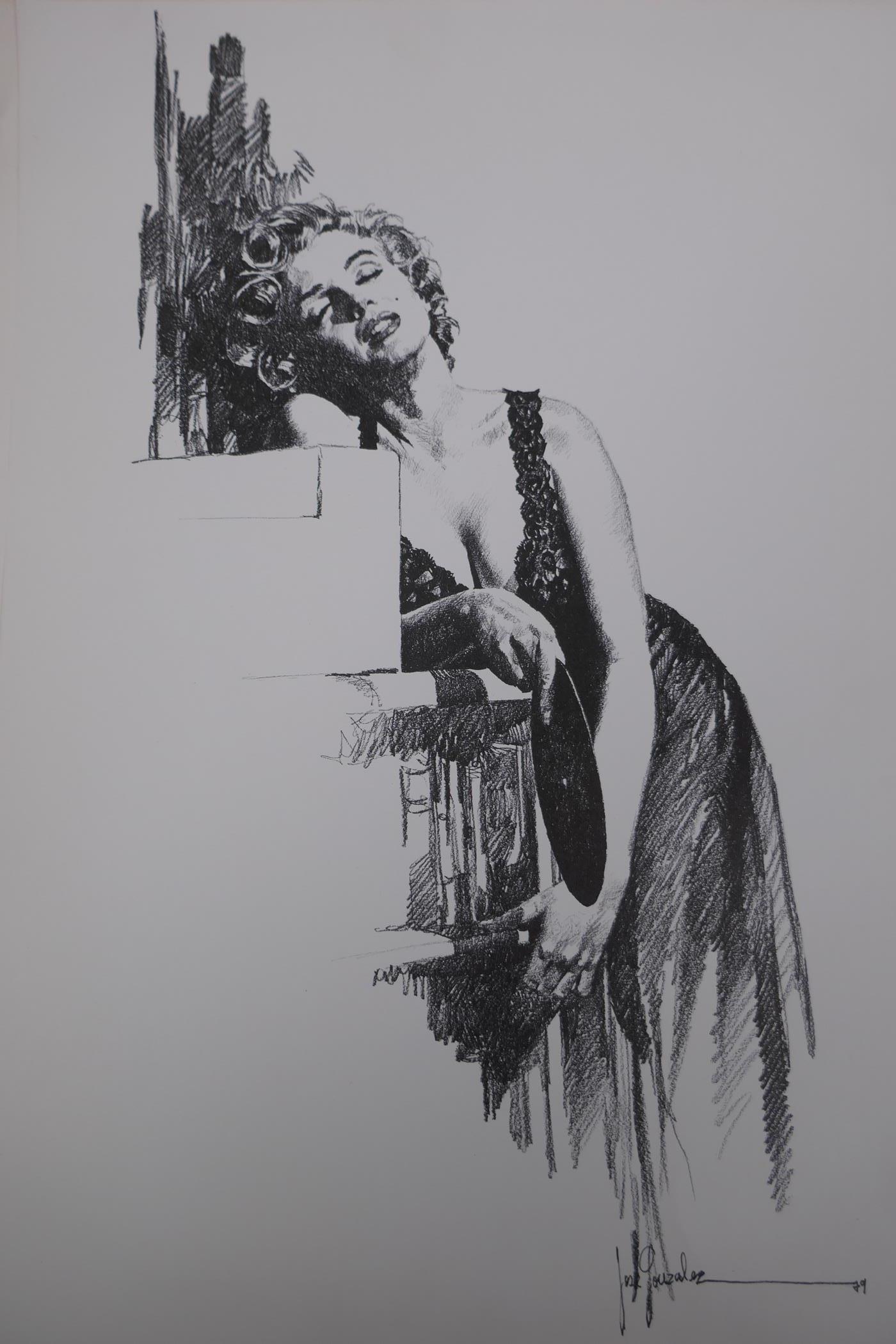 Pepe Gonzalez, (Spanish, 1939-2009), two plates depicting Marilyn Monroe from a limited edition - Image 3 of 6