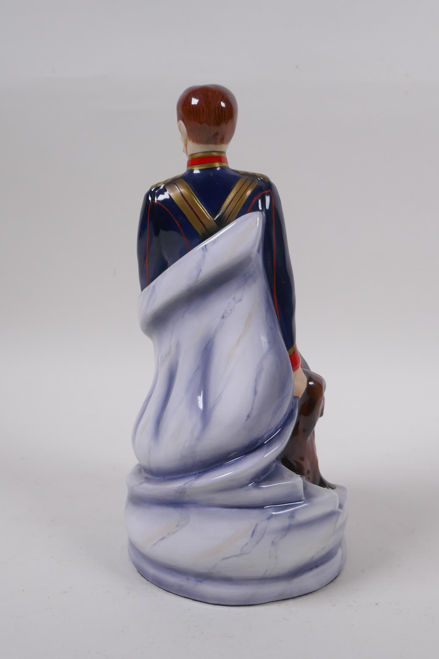 Michael Sutty, porcelain military figure, No 84 14th Bengal Lancers, 25cm high - Image 3 of 7