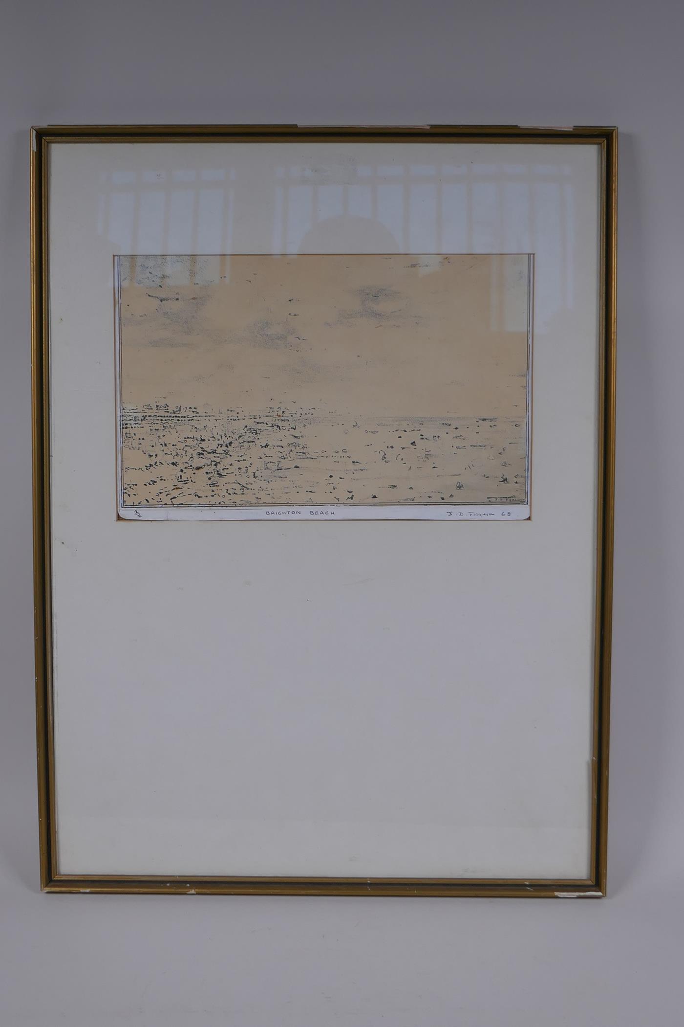 J. D. Ferguson, (19)68, Brighton Beach, hand finished lithograph, numbered 2/4, 28 x 17cm - Image 6 of 6