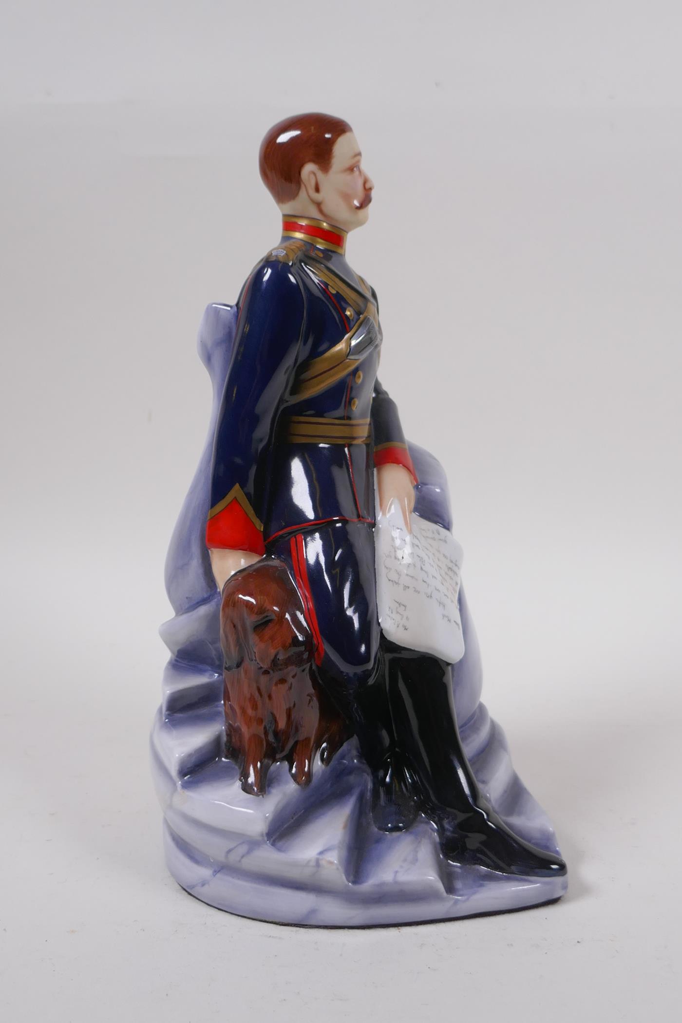 Michael Sutty, porcelain military figure, No 84 14th Bengal Lancers, 25cm high - Image 2 of 7