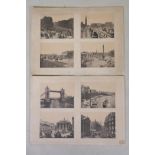 Eight vintage photographs of London by the London Stereoscopic and Photographic Company, including