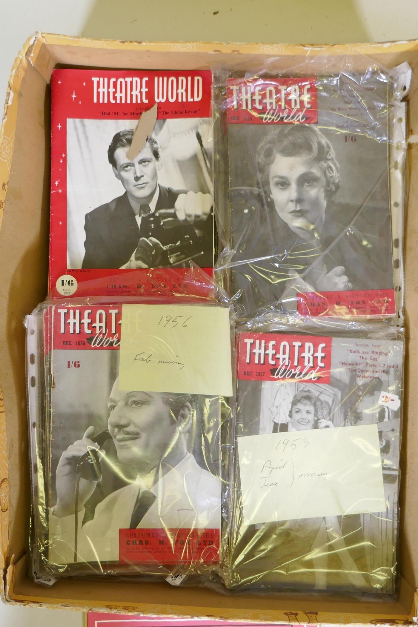 A large collection of theatre ephemera, including programs, set designs, press cuttings, Theatre - Image 9 of 9