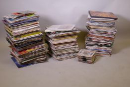 A quantity of classical LP records and 1960s 45s