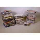 A quantity of classical LP records and 1960s 45s