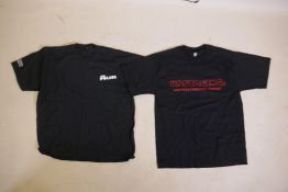 Two crew T-shirts for The Police, 2007 tour