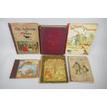 A collection of Victorian illustrated children's books, including Bubbles by A.M. Lockyer, There Was