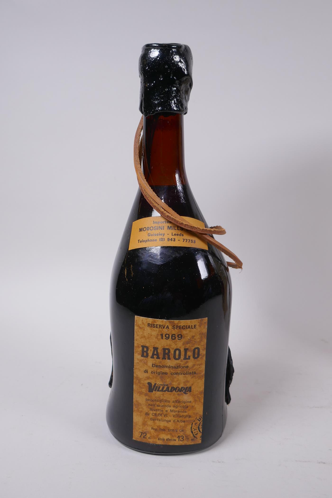 A bottle of Villadoria Barolo Riserva Speciale, 1969, 72cm, with original box - Image 4 of 6