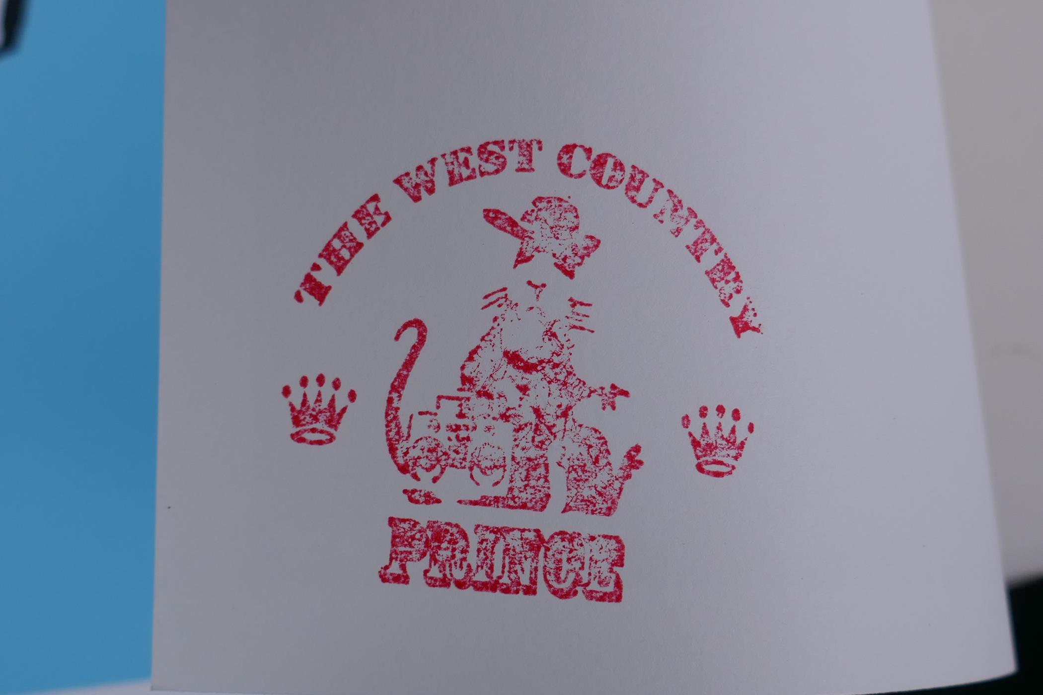 After Banksy, Jack & Jill (Police Kids) limited edition copy screen print, 290/500, by the West - Image 4 of 5