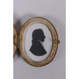 A Georgian John Miers (British, 1756-1821) and John Field (British, 1771-1841) silhouette profile on