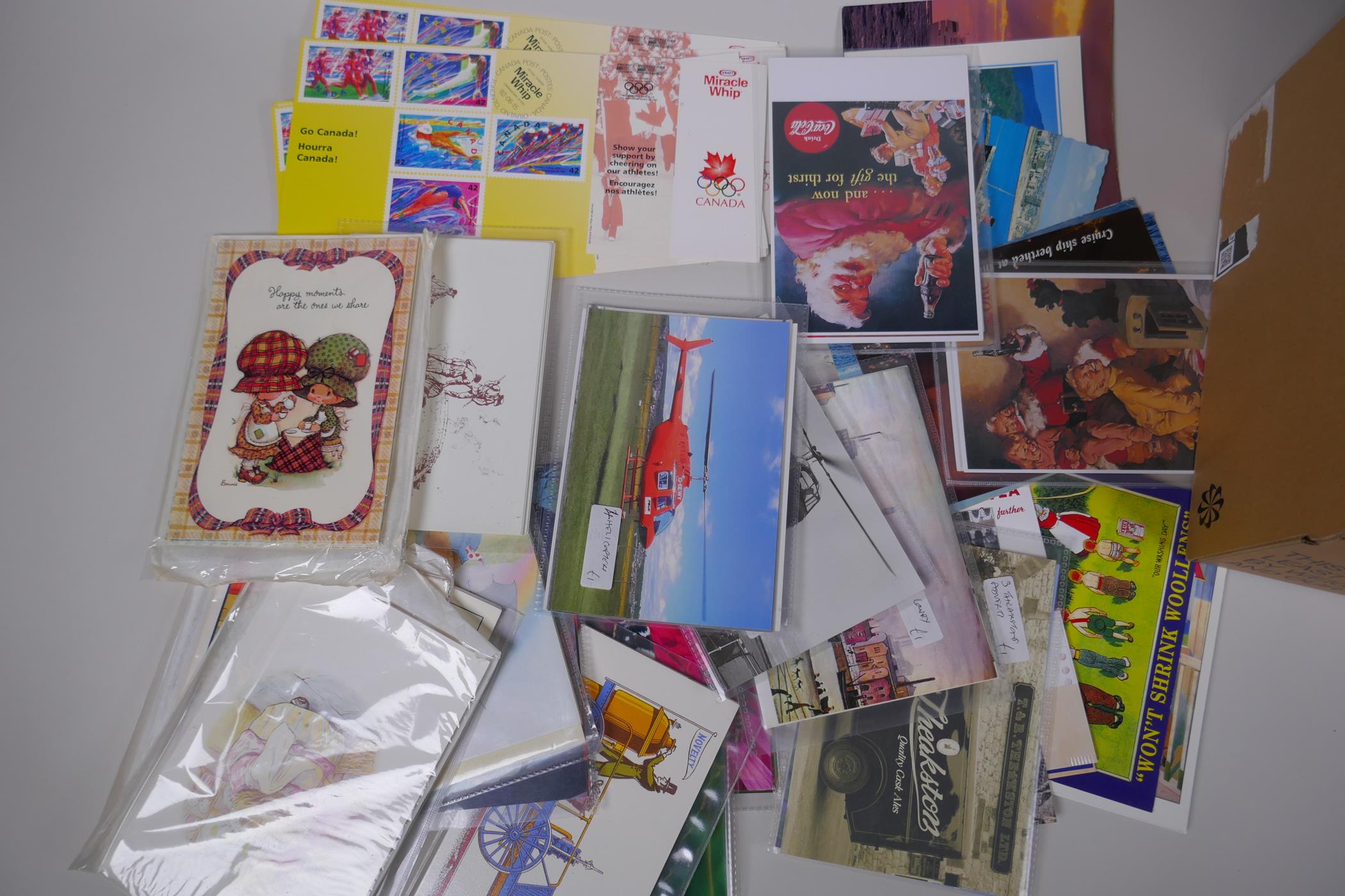 A large quantity of late C19th and C20th postcards and souvenir picture albums, including many - Image 5 of 6