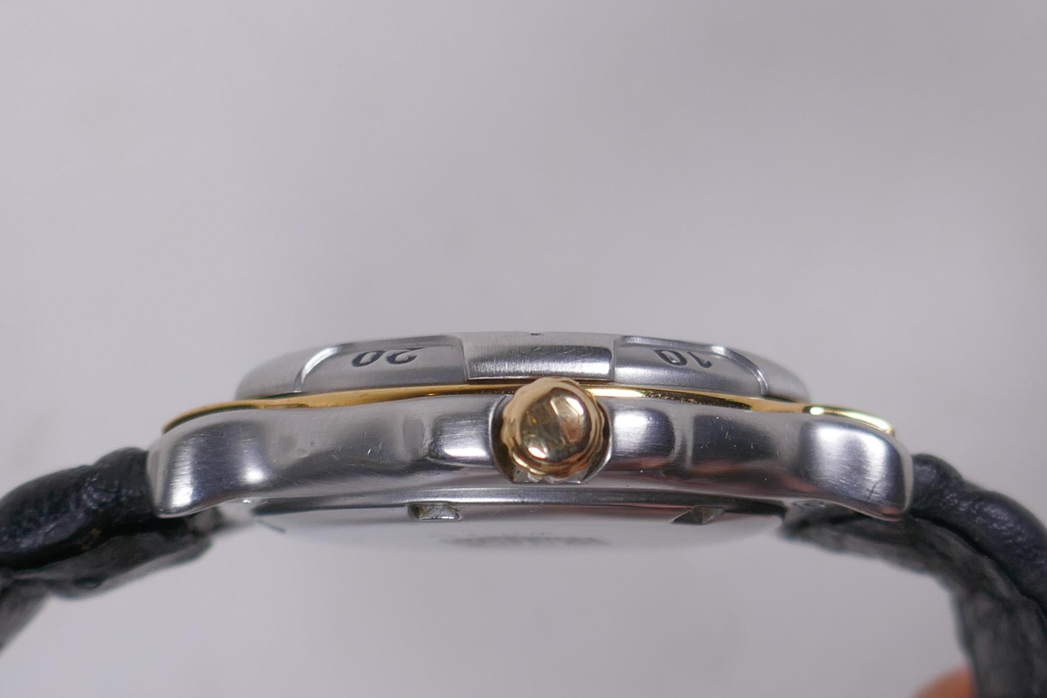 A Tag Heuer Professional Quartz 200 meters wristwatch with date aperture, the case marked U49976 and - Image 5 of 5