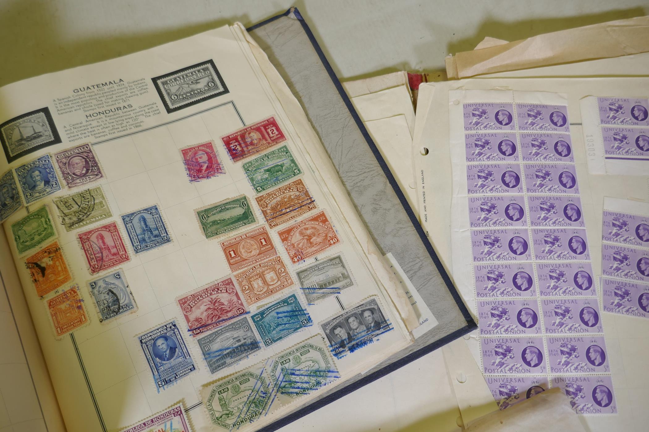 Two stamp albums, British, Commonwealth and World, late C19th/early C20th - Image 8 of 8