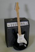 A Lindo electric guitar and Linear speaker