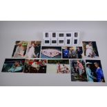 A set of ten photographic slides depicting Princess Diana and set of accompanying photographs