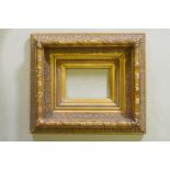 A gilt picture frame, rebate 18 x 13cm
