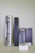 A Casino Privia PX110 Digital Piano and stand, unused, keyboard 135cm long