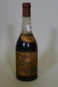 A 750ml bottle of Tokaj-Hegyalja 1932 Hungarian wine, 5 puttonos, very sweet, Zimmermann Lipot es