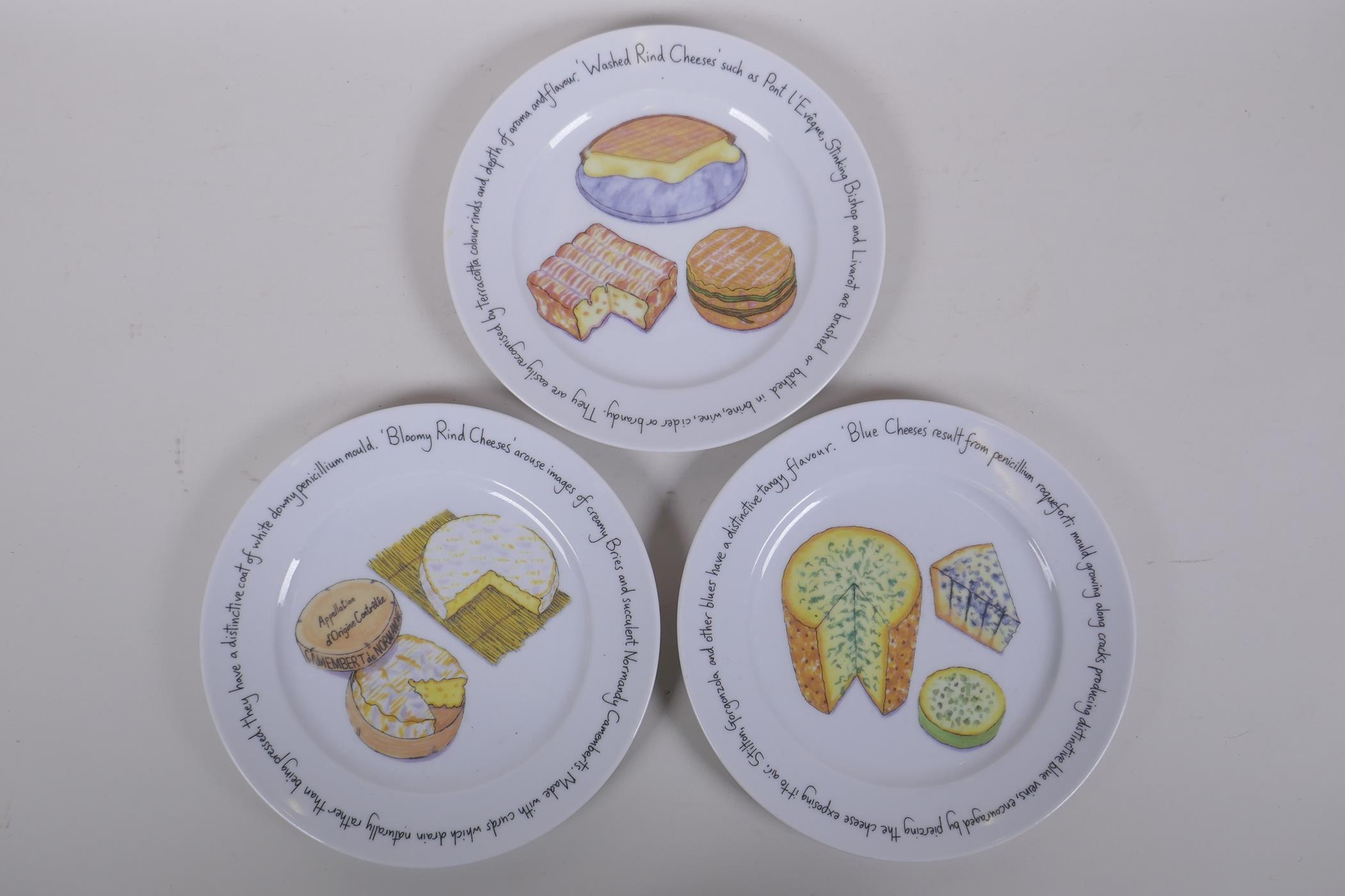 Richard Bramble for Jersey Pottery, four dining plates, three side plates, three bowls and two egg - Image 8 of 9