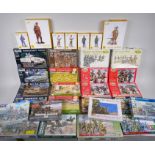 A large collection of boxed 1:72 scale Wargaming/Diorama Miniatures (Troops and vehicles) by Valiant